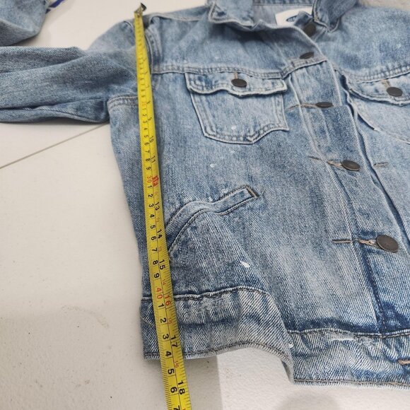 Old Navy Denim Jean Jacket Womens Small - Picture 11 of 14
